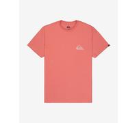 Quiksilver Ev Mini Logo Short Sleeve T-Shirt Salmon Pink - XS