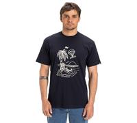 Quiksilver Ev Tuned Out - Short Sleeves T-Shirt - Men - Blue