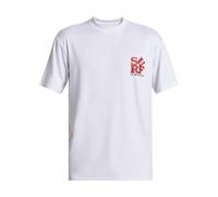 Quiksilver Surf Short Sleeve Rash Guard White S Men