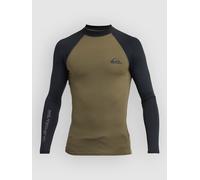 Quiksilver Long Sleeve UPF 50 Surf T-Shirt EVERYDAY UPF50 LS Mens Green