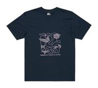 Quiksilver - Evo Abstract Chaos - T-shirt size L, blue