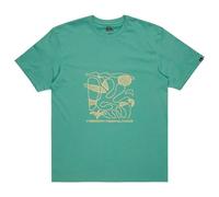 Quiksilver - Evo Abstract Chaos - T-shirt size XL, turquoise