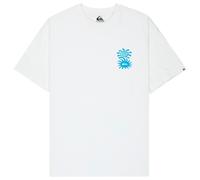Quiksilver Evo Blossom Of Peace Short Sleeve T-Shirt White Blue - L
