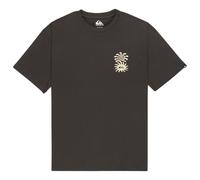 Quiksilver Evo Blossom Of Peace Short Sleeve T-Shirt Grey White - XXL