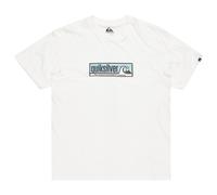 Men's Quiksilver Mens Evo Endless Short Sleeve T-Shirt - White - Size: Regular/36