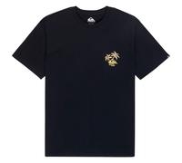 Quiksilver Evo Learning From Nature Short Sleeve T-Shirt Black White Beige - L