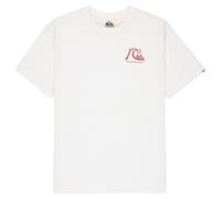 Quiksilver Evo Original Short Sleeve T-Shirt White Red - L