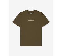 Quiksilver Fineline Short Sleeve T-Shirt Khaki Green - S
