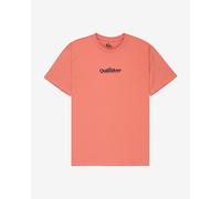 Quiksilver Fineline Short Sleeve T-Shirt Salmon Pink - S