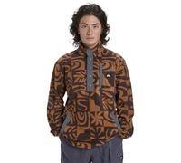 Quiksilver Fleece NO DESTINATION HS Men's Brown L