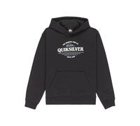 Quiksilver Fleece sweater GRAPHIC HOODIE Boy's Black 10