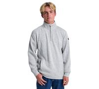Quiksilver Fleece sweater KELLER 1/4 ZIP Men's Grey S