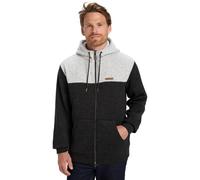 Quiksilver Fleece sweater KELLER BLOCK ZIP Men's Black XS