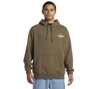 Quiksilver Fleece sweater OMNI SIGN PO HOODIE Men Brown M
