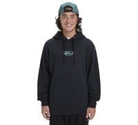 Quiksilver - Cotton and recycled material Hoodatshirt - Salt Water Graphic Hoodie Black for Men in Recycled Polyester - Size L Black L
