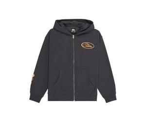 Quiksilver Fleece sweater SALT WATER GRAPHIC ZIP Boy's Black 12