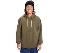 Quiksilver Fleece sweater SALT WATER ZIP HOODIE Men's Brown L
