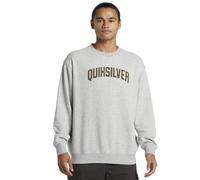 Quiksilver Fleece top GRAPHIC CREW Men Grey M