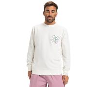Quiksilver Fleece top GRAPHIC MIX CREW Men White XS