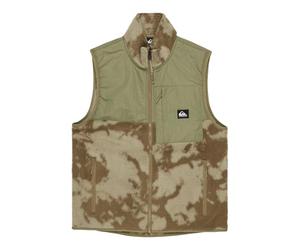 Quiksilver Fleece with zipper CLEAN COAST GILET Men Beige S