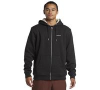 Quiksilver Fleece with zipper KELLER SHERPA Men Black XS