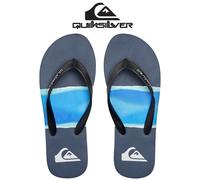 Quiksilver Fllip Flops Mens Airbrushed Blue Beach Sandals Sliders UK 7 8 9 10