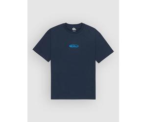 Quiksilver Flowers Surfing T-Shirt dark navy M