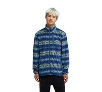Quiksilver Full Zip Fleece NO DESTINATION FZ Mens Blue