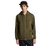 Quiksilver Full Zip Hoodie BASIC HOOD ZIP YOUNG MEN Mens Brown