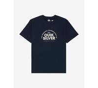 Quiksilver Fundamental Ride Short Sleeve T-Shirt Navy Blue - S