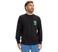 Quiksilver Graphic - Crew Neck Sweatshirt - Men - Black