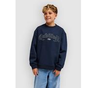 Quiksilver Graphic Crew Oversized Kids Sweater dark navy T12