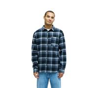 Quiksilver Helmet Motherfly Plaid LS Mens Black