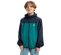 Quiksilver Hooded Windbreaker Jacket Overcast Windbreaker Youth Youth Black 14