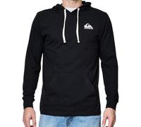Quiksilver Hoodies for Men, Big and Tall Jersey Pullover Lightweight Sweatshirts for Men, Cotton Casual Hoodie, Black, 2X