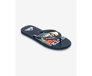 Quiksilver Java Art Flip Flops dark blue orange - 40