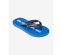 Boy's Quiksilver Kids Java Wordmark Flip Flops - Blue - Size: 4 uk