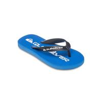 Boy's Quiksilver Kids Java Wordmark Flip Flops - Blue - Size: 4.5 uk