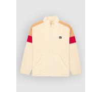 Quiksilver Clean Coast Block Full Zip Fleece White Cream Beige - M