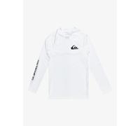 Quiksilver Kids Everyday Long Sleeve UPF 50 Rash Vest - White - 14 Yrs