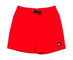 Quiksilver - Kid's Everyday Solid Volley 14'' - Swim brief size 10, red