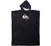 Quiksilver Kids Hooded Beach Surfing Hoodie Towel Surf Poncho - Black