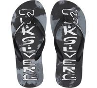 Quiksilver Kids MoloKai Acid Drop Summer Beach Sandals Thongs Flip Flops - Black