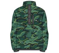 Quiksilver - Kid's No Destination Half Snap - Fleece jumper size S - 10 Years, green