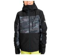 Quiksilver - Kid's Side Hit Printed Jacket - Ski jacket size L - 14 Years, black
