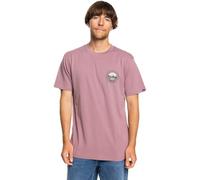Men's Quiksilver Mens Landscapes Short Sleeve T-Shirt - Purple - Size: 42/Regular