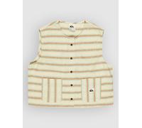 Quiksilver Lomas Woven Tank Top bone white lomas stripe XS
