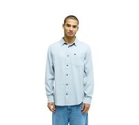 Quiksilver Long Sleeve Shirt Motherfly Heather Mens Grey