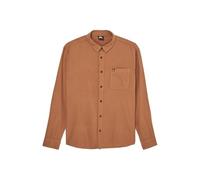 Quiksilver Long Sleeve Shirt Motherfly Solid LS Shirt Mens Brown