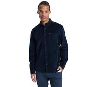 Quiksilver Smoke Trail Cord Long Sleeve Shirt Blue XS Men